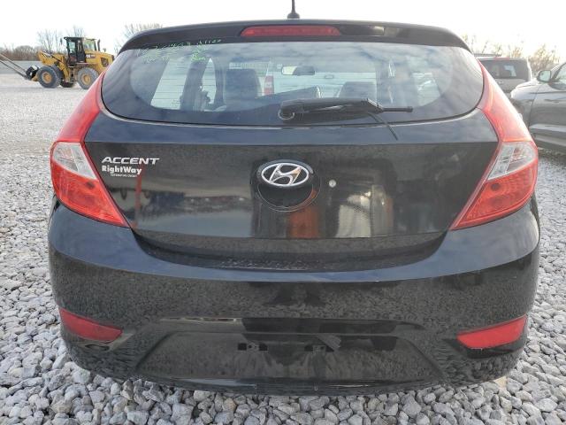 KMHCT5AE7HU301439 - 2017 HYUNDAI ACCENT SE BLACK photo 6