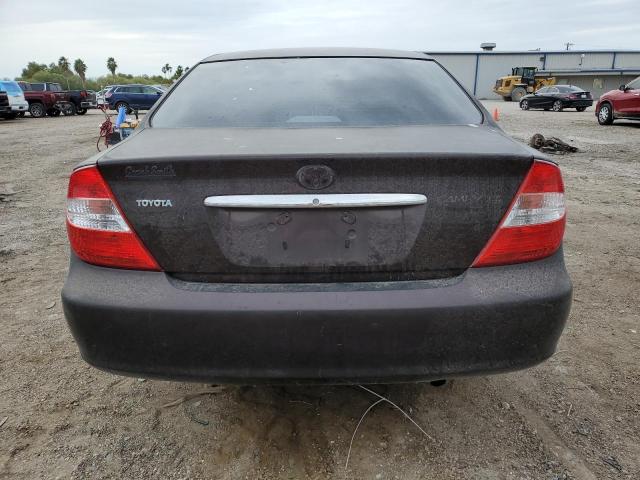 JTDBE32K920040140 - 2002 TOYOTA CAMRY LE BROWN photo 6