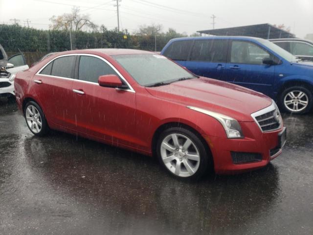 1G6AA5RA3E0114806 - 2014 CADILLAC ATS RED photo 4