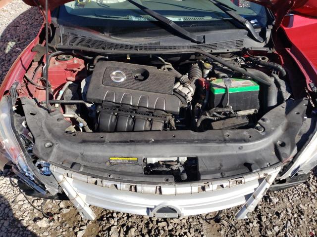 3N1AB7AP8EL615623 - 2014 NISSAN SENTRA S RED photo 11