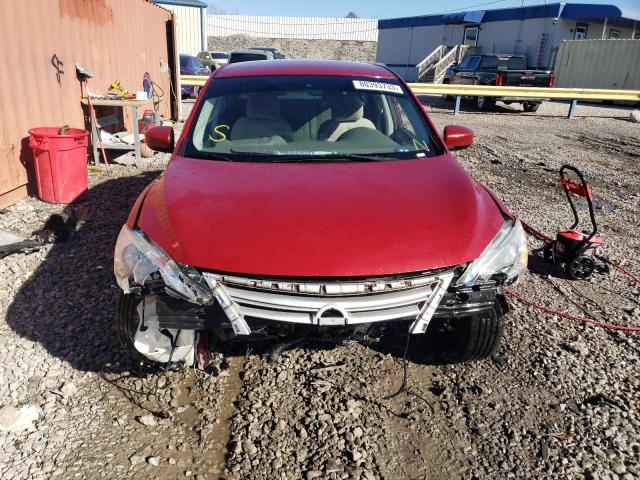 3N1AB7AP8EL615623 - 2014 NISSAN SENTRA S RED photo 5