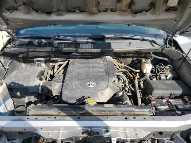 5TFUM5F16BX024932 - 2011 TOYOTA TUNDRA DOUBLE CAB SR5 SILVER photo 11