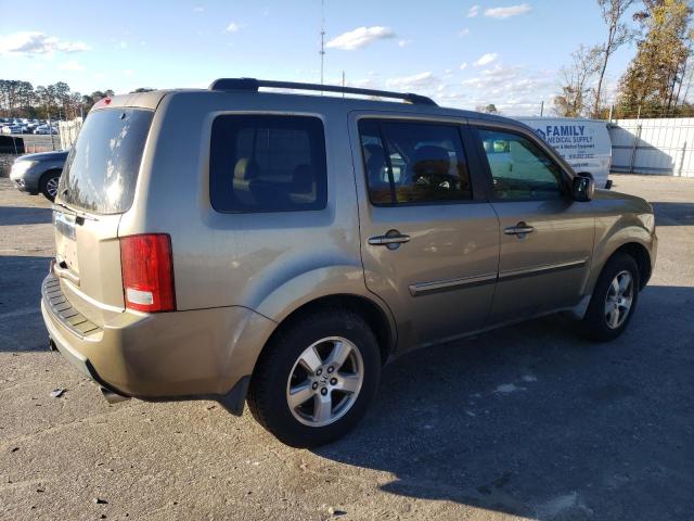 5FNYF38539B012466 - 2009 HONDA PILOT EXL TAN photo 3