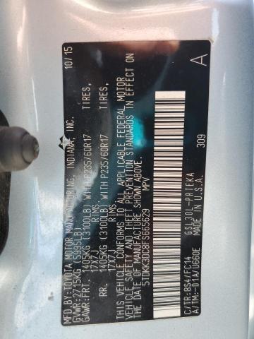 5TDKK3DC8FS665629 - 2015 TOYOTA SIENNA LE BLUE photo 13