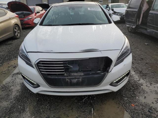 KMHE34L10GA033895 - 2016 HYUNDAI SONATA HYBRID WHITE photo 5