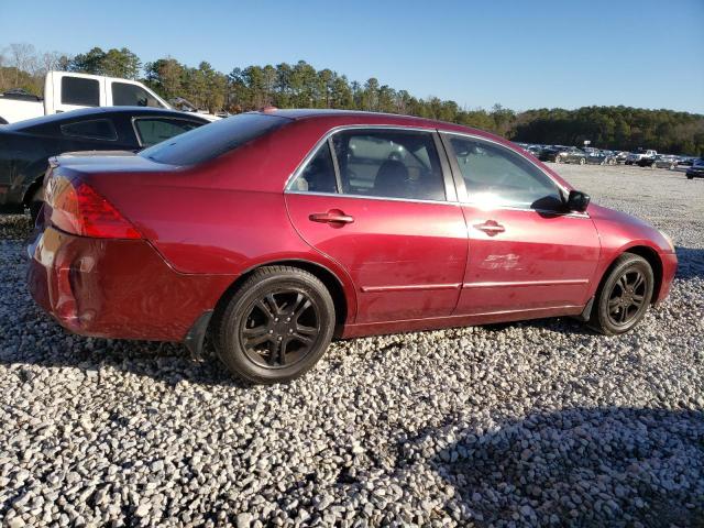 1HGCM56776A182545 - 2006 HONDA ACCORD EX MAROON photo 3