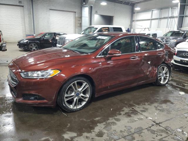 3FA6P0K93FR224931 - 2015 FORD FUSION TITANIUM BROWN photo 1