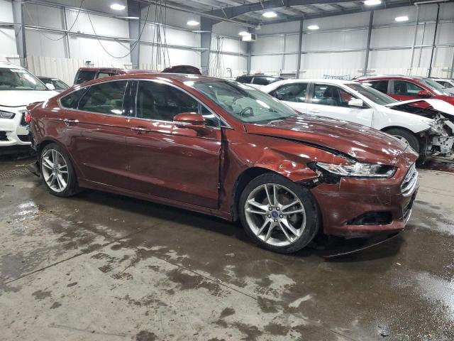 3FA6P0K93FR224931 - 2015 FORD FUSION TITANIUM BROWN photo 4