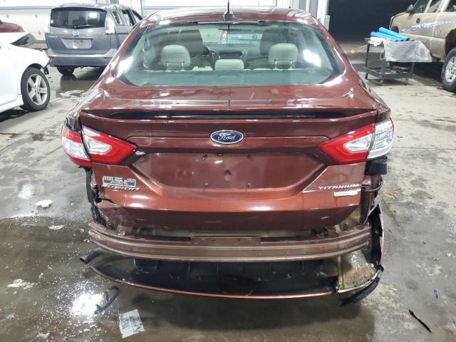 3FA6P0K93FR224931 - 2015 FORD FUSION TITANIUM BROWN photo 6