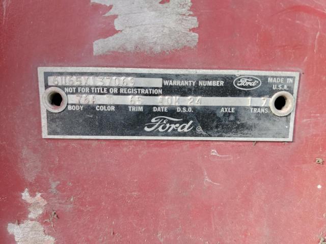 6U65X137069 - 1966 FORD GALAXIE500 RED photo 12