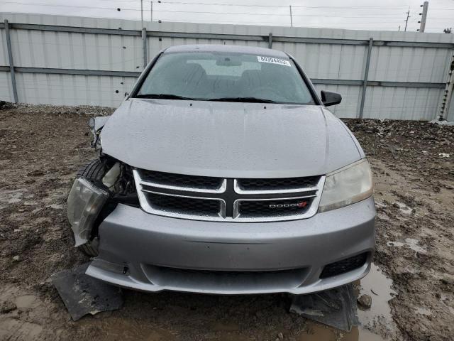 1C3CDZAB2DN536404 - 2013 DODGE AVENGER SE SILVER photo 5