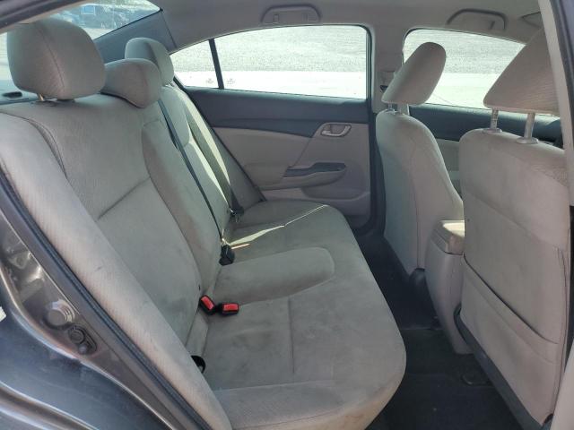 2HGFB2F55DH515601 - 2013 HONDA CIVIC LX GRAY photo 10