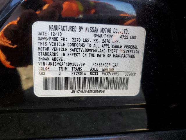 JN1CV6AP4DM305659 - 2013 INFINITI G37 BASE TWO TONE photo 13