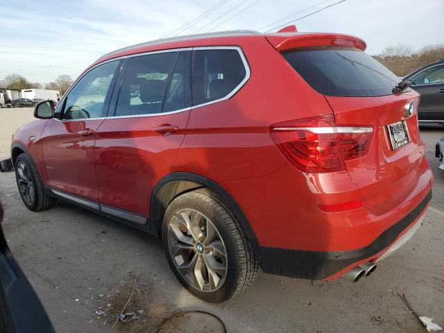 5UXWX9C54F0D62229 - 2015 BMW X3 XDRIVE28I RED photo 2