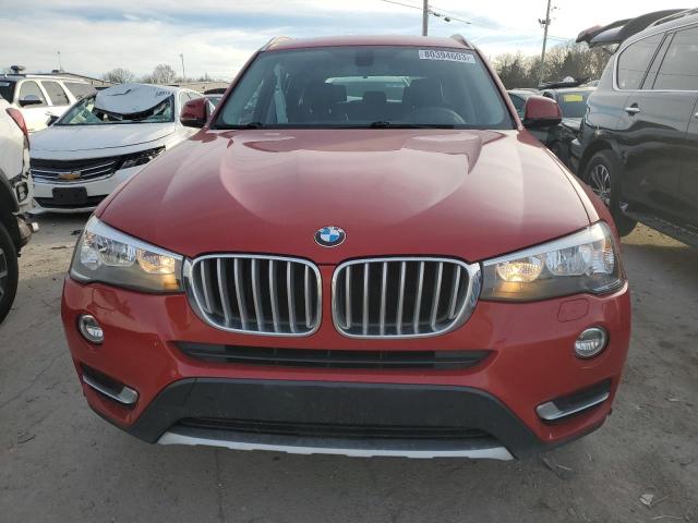 5UXWX9C54F0D62229 - 2015 BMW X3 XDRIVE28I RED photo 5