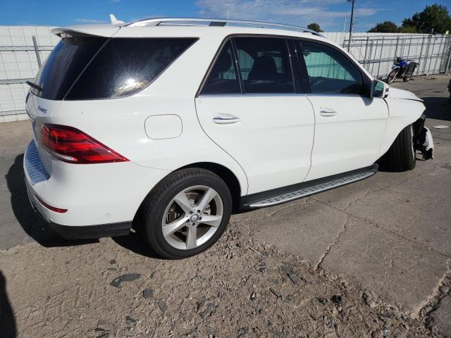 4JGDA5HB6GA783438 - 2016 MERCEDES-BENZ GLE 350 4MATIC WHITE photo 3