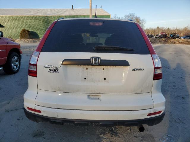 5J6RE4H34AL098636 - 2010 HONDA CR-V LX WHITE photo 6