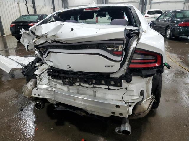 2C3CDXHG2KH691854 - 2019 DODGE CHARGER GT WHITE photo 6