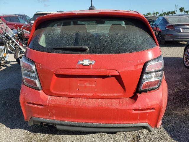 1G1JD6SB5H4142044 - 2017 CHEVROLET SONIC LT RED photo 6