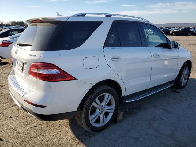 4JGDA5HB7EA426539 - 2014 MERCEDES-BENZ ML 350 4MATIC WHITE photo 3