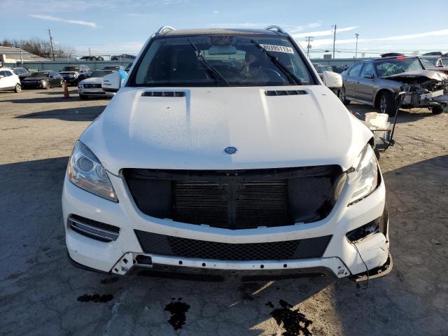 4JGDA5HB7EA426539 - 2014 MERCEDES-BENZ ML 350 4MATIC WHITE photo 5