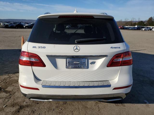 4JGDA5HB7EA426539 - 2014 MERCEDES-BENZ ML 350 4MATIC WHITE photo 6