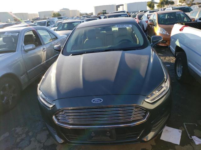 3FA6P0H7XFR306533 - 2015 FORD FUSION SE GREEN photo 5