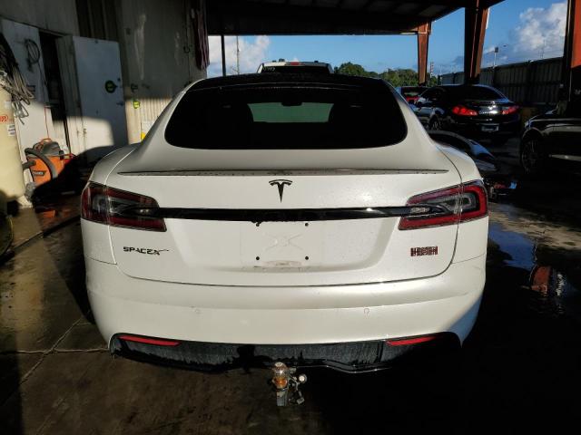 5YJSA1E63MF452511 - 2021 TESLA MODEL S WHITE photo 6