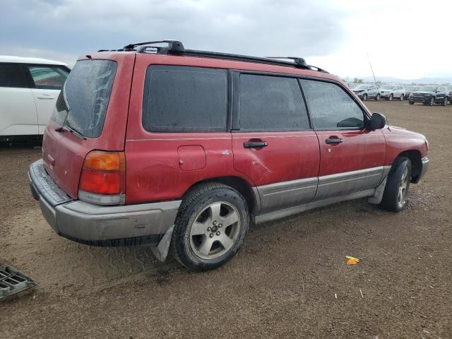 JF1SF6557WH755368 - 1998 SUBARU FORESTER S RED photo 3