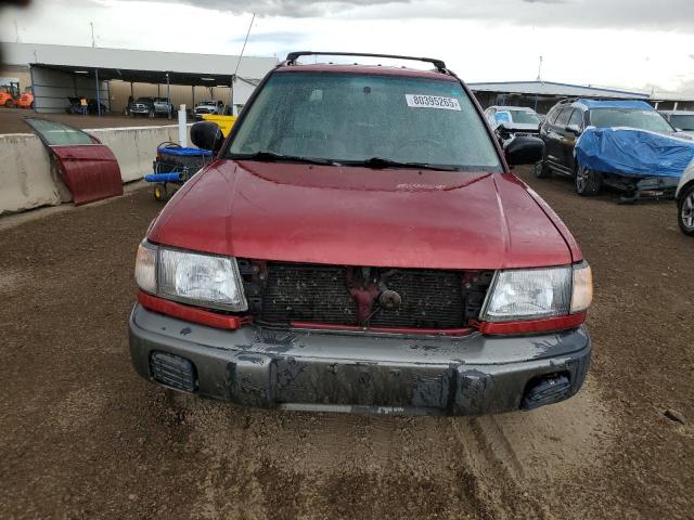 JF1SF6557WH755368 - 1998 SUBARU FORESTER S RED photo 5