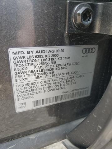 WA1LJAF78MD014077 - 2021 AUDI Q7 PREMIUM PLUS Boz foto 13