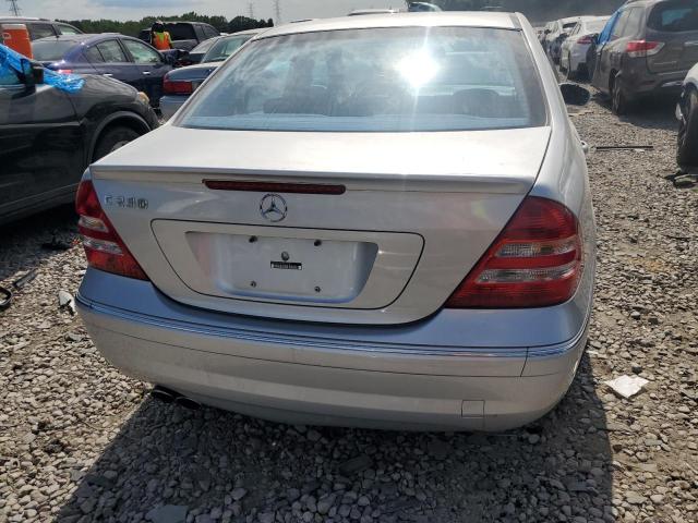 WDBRF52H17E024504 - 2007 MERCEDES-BENZ C 230 SILVER photo 6