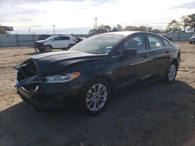 3FA6P0HD7LR184781 - 2020 FORD FUSION SE BLACK photo 1