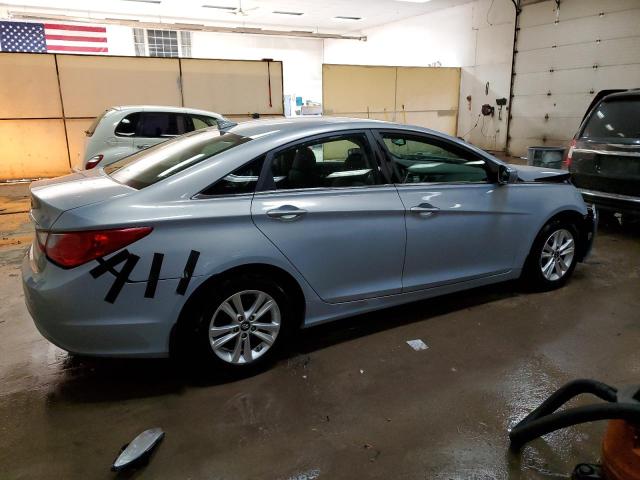 5NPEB4AC0DH744917 - 2013 HYUNDAI SONATA GLS BLUE photo 3