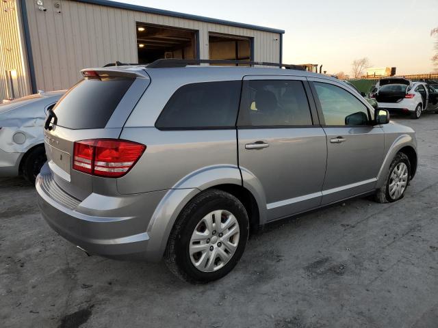 3C4PDCAB4JT384275 - 2018 DODGE JOURNEY SE SILVER photo 3