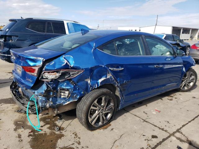 5NPD84LF1HH080215 - 2017 HYUNDAI ELANTRA SE BLUE photo 3