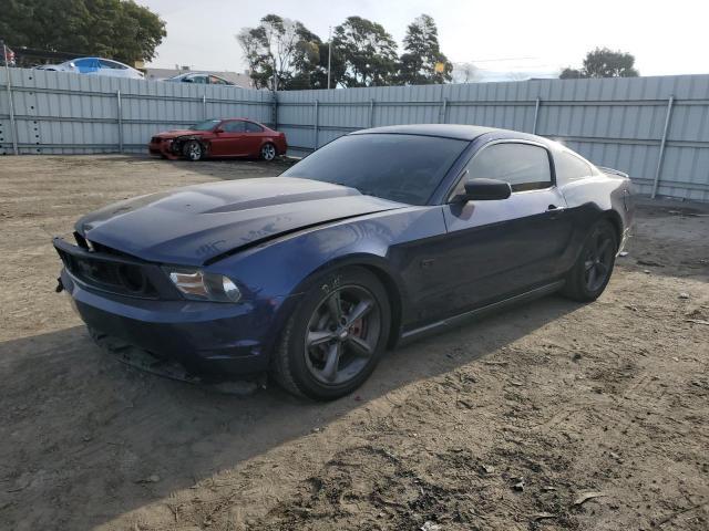 1ZVBP8CH1A5176996 - 2010 FORD MUSTANG GT BLUE photo 1