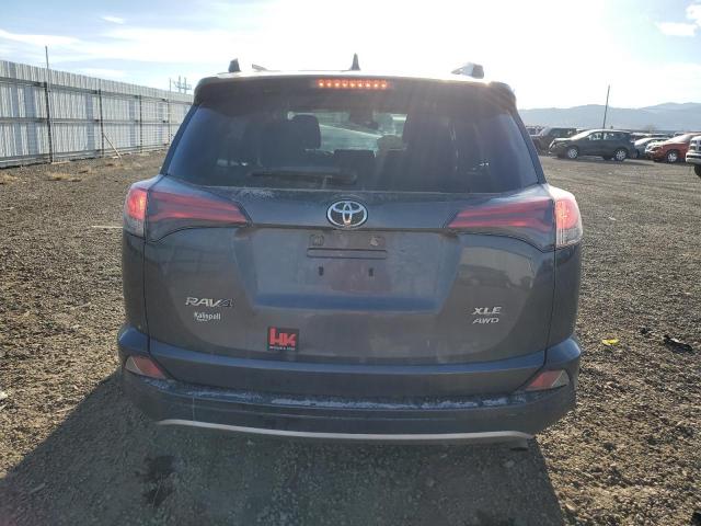 JTMRFREVXHD216263 - 2017 TOYOTA RAV4 XLE CHARCOAL photo 6