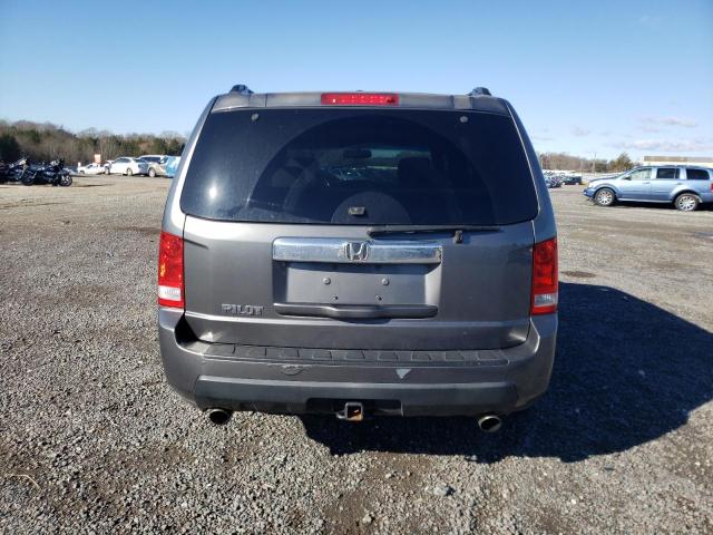 5FNYF3H50BB011085 - 2011 HONDA PILOT EXL GRAY photo 6