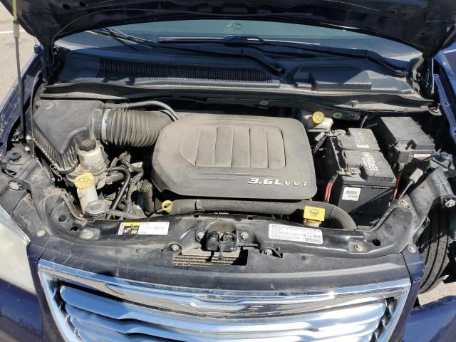 2C4RC1CG6DR596840 - 2013 CHRYSLER TOWN & COU TOURING L BLUE photo 12