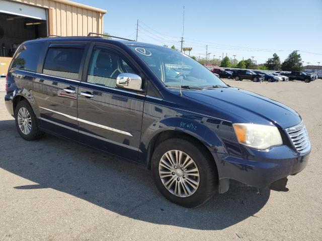 2C4RC1CG6DR596840 - 2013 CHRYSLER TOWN & COU TOURING L BLUE photo 4