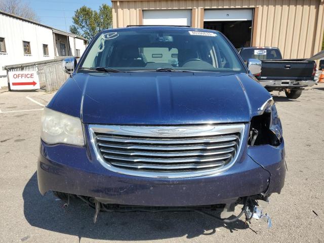 2C4RC1CG6DR596840 - 2013 CHRYSLER TOWN & COU TOURING L BLUE photo 5