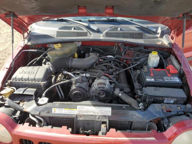 1J4GL48K57W716297 - 2007 JEEP LIBERTY SPORT RED photo 12