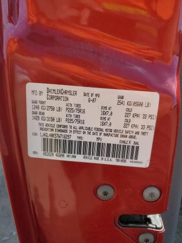 1J4GL48K57W716297 - 2007 JEEP LIBERTY SPORT RED photo 13