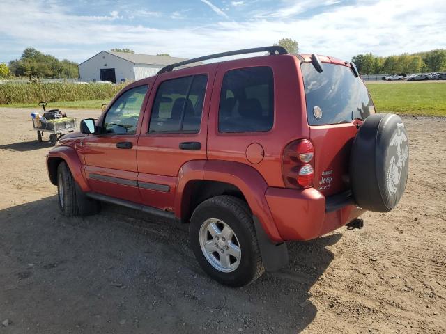 1J4GL48K57W716297 - 2007 JEEP LIBERTY SPORT RED photo 2