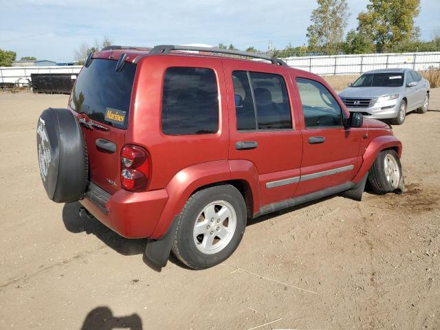 1J4GL48K57W716297 - 2007 JEEP LIBERTY SPORT RED photo 3