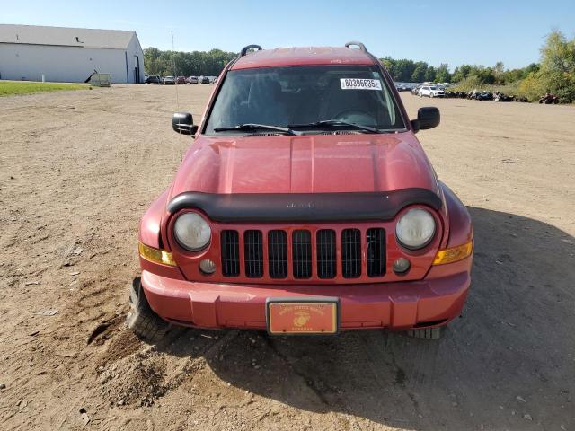 1J4GL48K57W716297 - 2007 JEEP LIBERTY SPORT RED photo 5