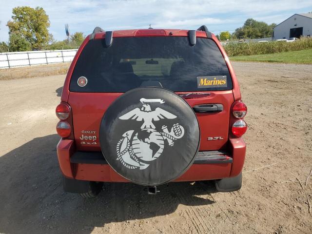 1J4GL48K57W716297 - 2007 JEEP LIBERTY SPORT RED photo 6