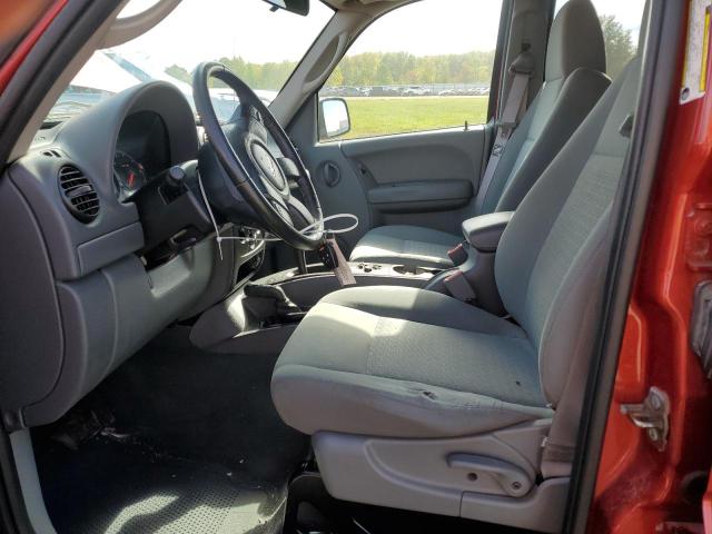 1J4GL48K57W716297 - 2007 JEEP LIBERTY SPORT RED photo 7