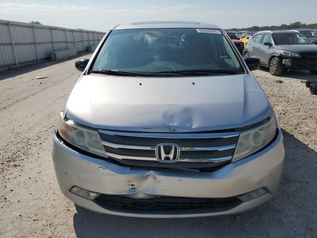 5FNRL5H90DB006466 - 2013 HONDA ODYSSEY TOURING SILVER photo 5